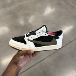 Air Jordan 1 X Travis Scott OG Olive Sz11w