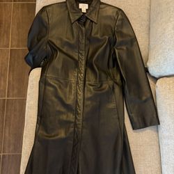 Black Leather Blazer