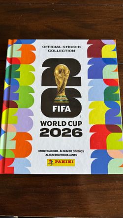 New 2026 FIFA World Cup Panini Hardcover Sticker Booklet