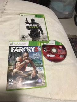 3 Xbox 360 games!