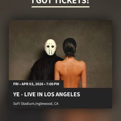 KANYE TICKETS