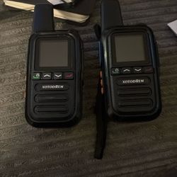 Two POC Walkie Talkies Sim Card
