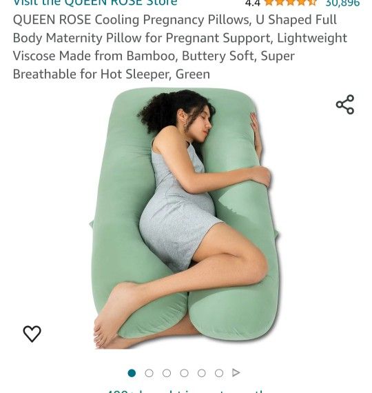 U Shaped Cooling Pregnancy Pillow 55"