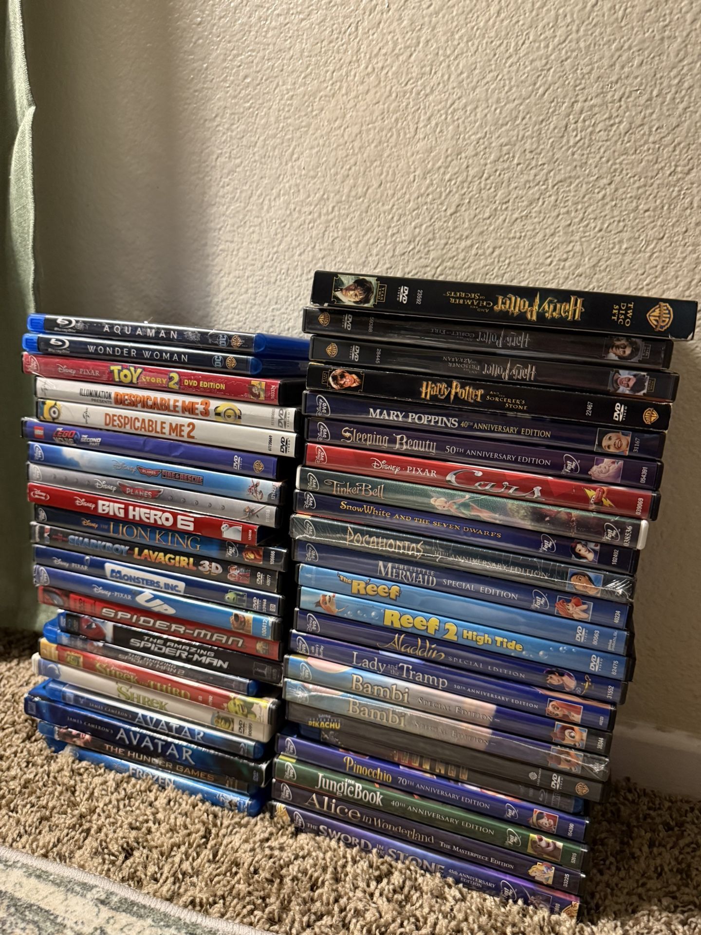 disney and other kids movies 