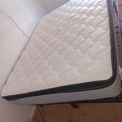 12 Inch Super Soft Memory Foam Mattress With 18inch Metal Bed Frame 