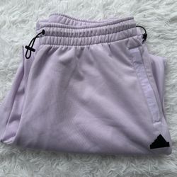 Adidas Women’s Lavender Jogger Pants size large 
