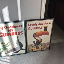 Guinness Framed Wall Art(3’/2’)- Super Cool. 