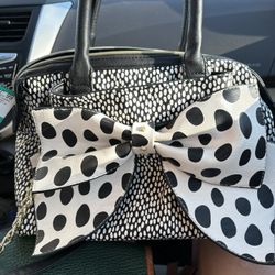 Betsey Johnson satchel ‘Ready Set Bow’ . NWOT