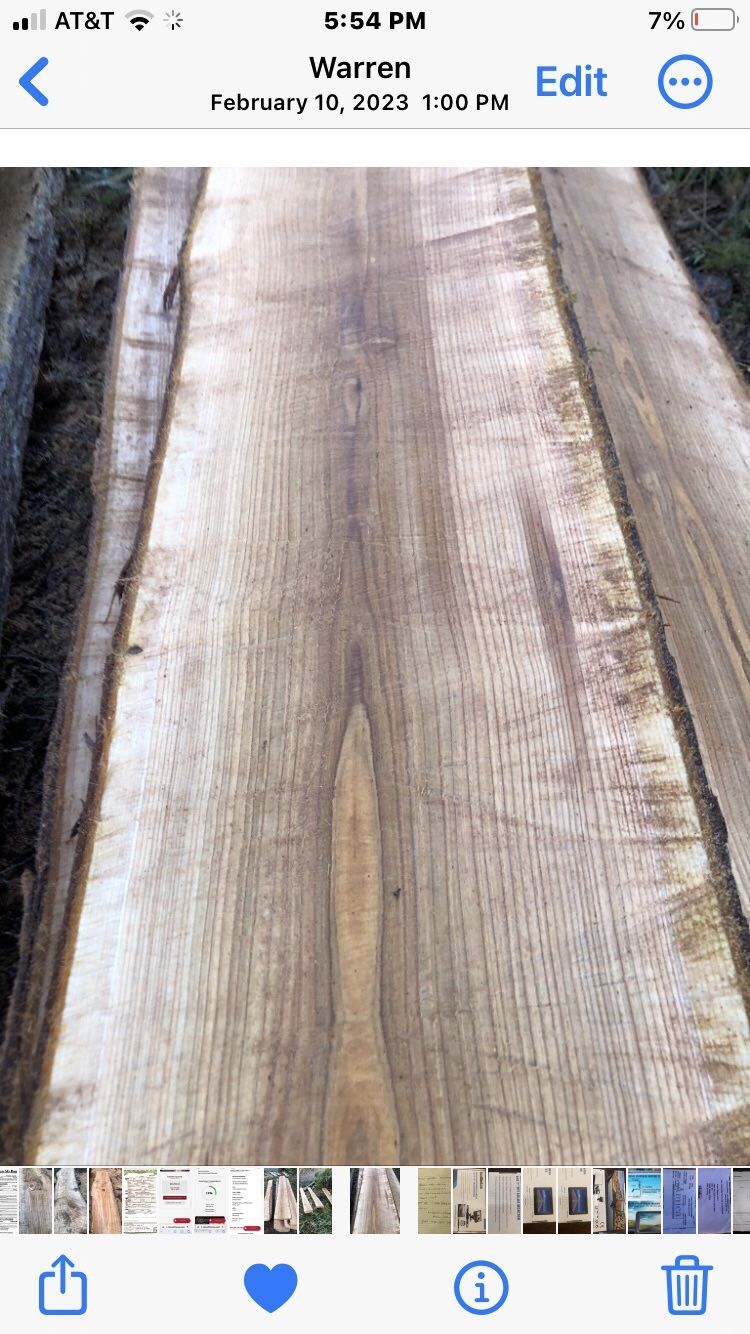 Thick Cedar Wood Slabs