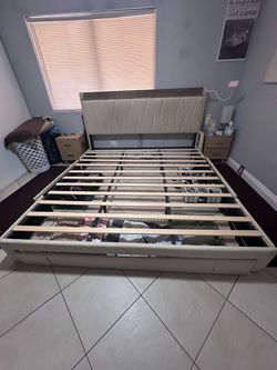 King Sized Bed Frame for Sale