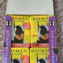Estate Find 36 Packs Vintage 1991 Batman Returns Movie Photo Cards 36 sealed packs 288 cards from our parents' estate. See our other great vintage art
