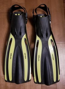 Oceanic Viper Open Heel Fins Black X-Large