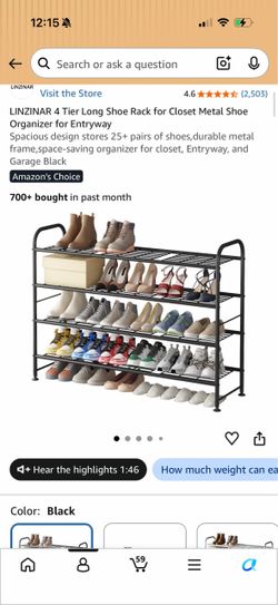 Shoe rack (never opened)
