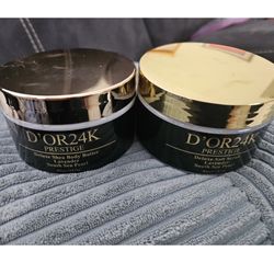D’OR 24K Shea Butter And Salt Scrub Set Lavender