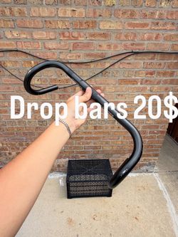 Black Upan Bike Aluminum Drop Bars CHECK OUT MY OTHER LISTINGS