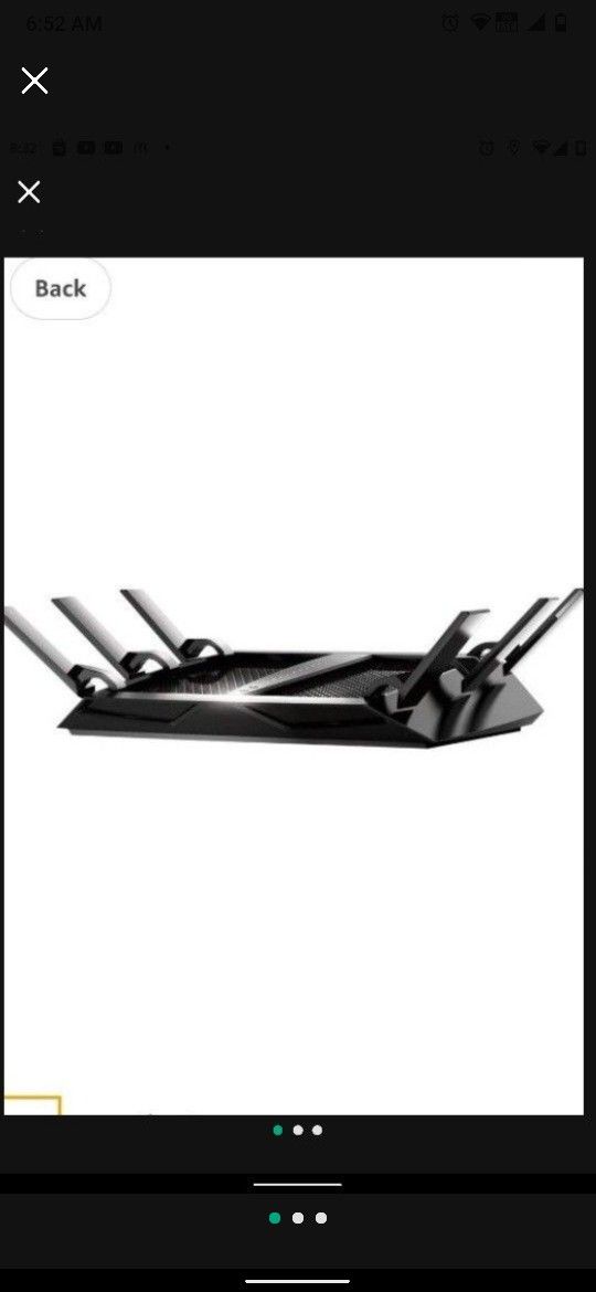 Netgear Nighthawk X6 R8000 AC3200 TriBand Router