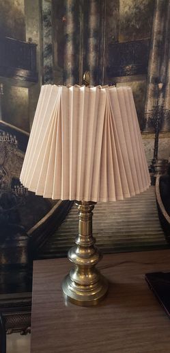 Brass lamp authentic vintage