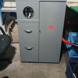 400/AMP/METER-MAIN/WITH 30 CIRCUT LOAD CENTER