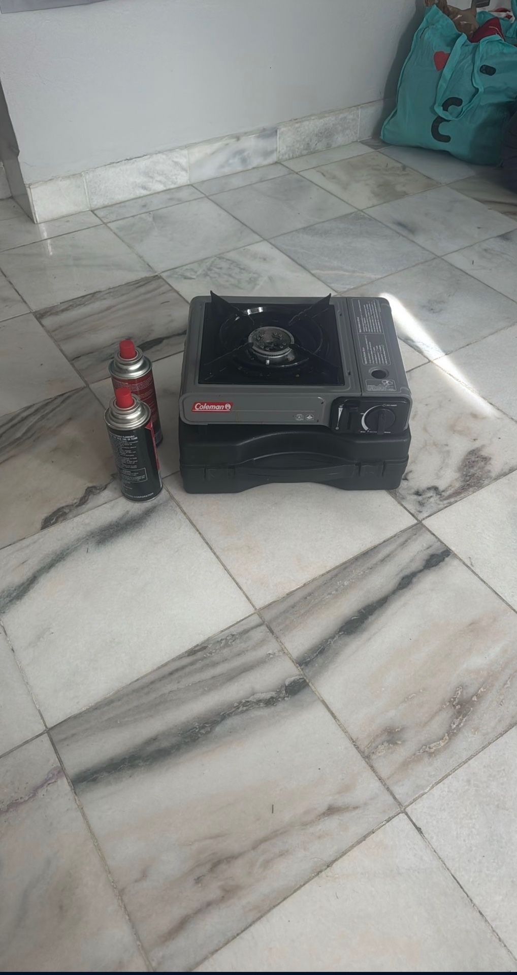 Coleman butane camping stove