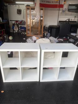 White cubbies!