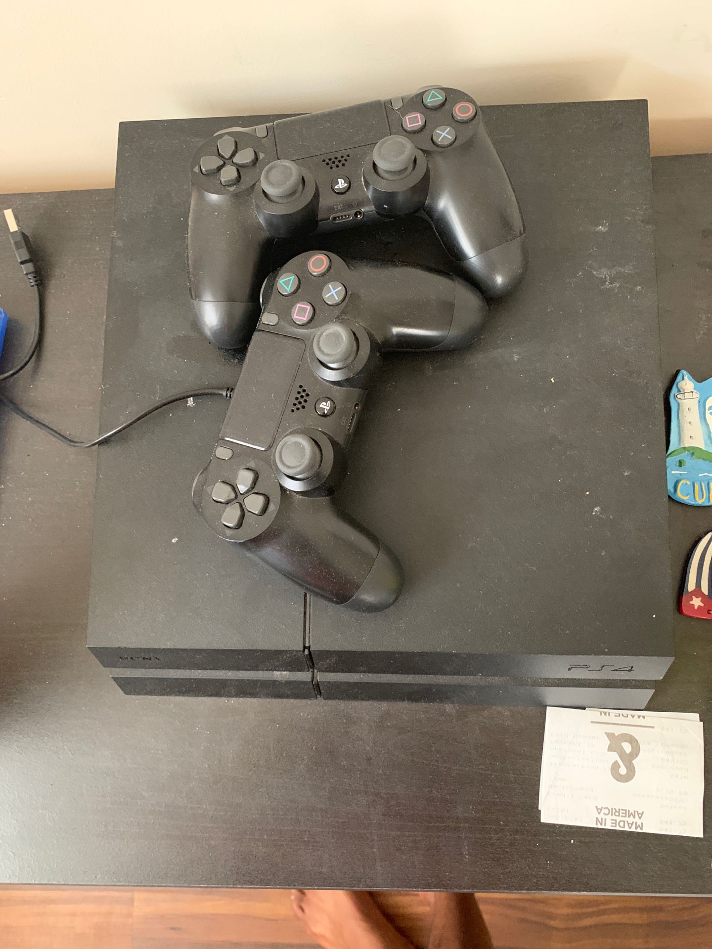 PS4 two controllers