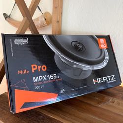 Hertz MPX 165.3 PRO Mille PRO Series 6-1/2" 2-way car speakers