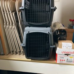 Two Medium Pet Carriers