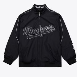 Los Angeles Dodgers 2005 Black Authentic Full-Zip Jacket size Large