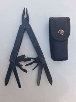 Victorinox Swiss Tool BS Black Multi-Tool Nylon Pouch(unused) pick up fremont sea. No low ball offers please. No trades