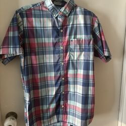 Izod Men's Multicolor Plaid Shirt