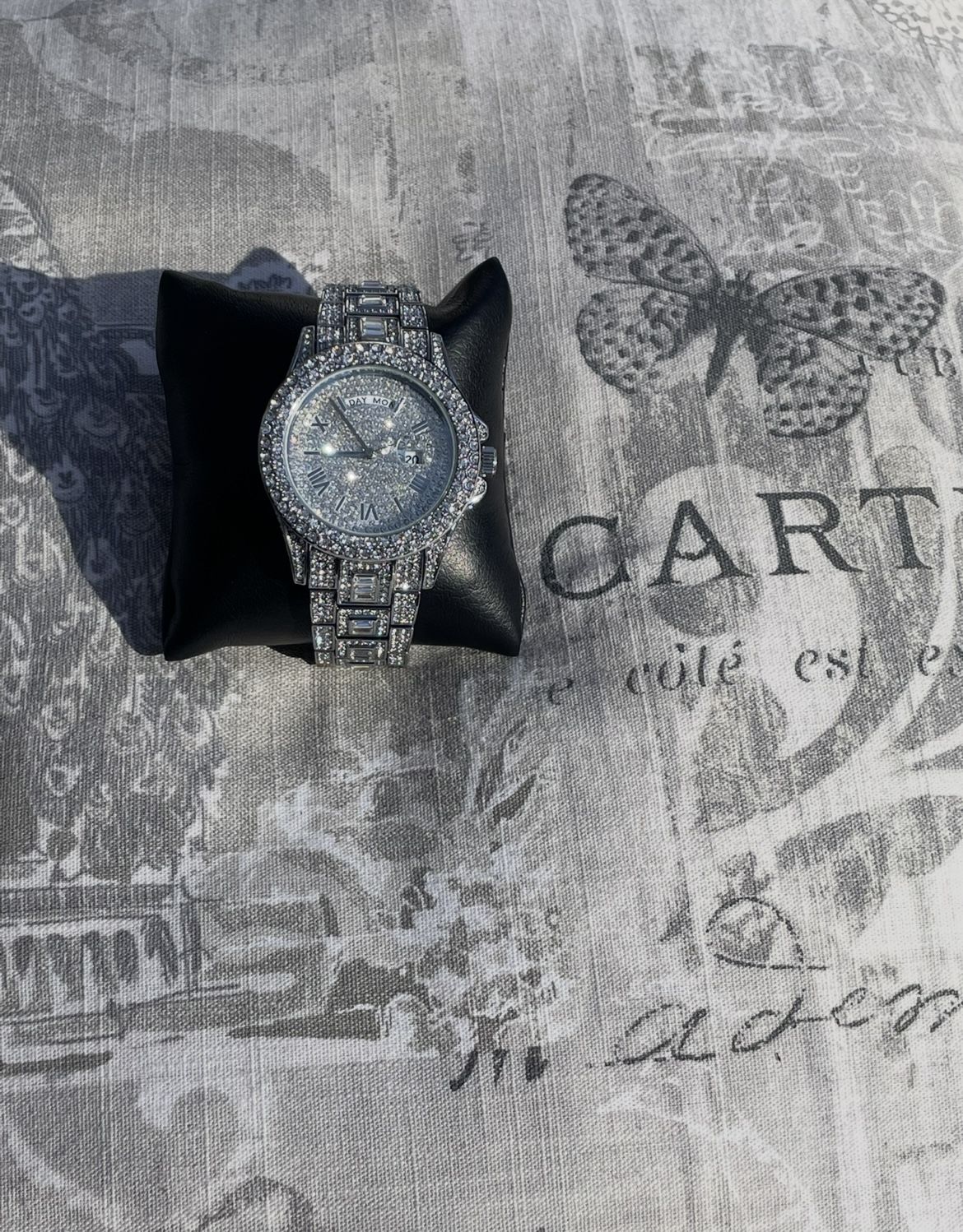 Diamond Silver Watch