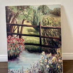 Scenic Landscape Canvas Art 16/20 inch