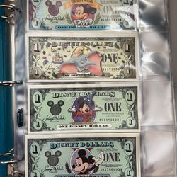 Disney Dollar Set - Make An Offer 