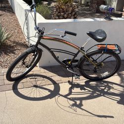 Hang Ten California Beach Cruiser Bike 