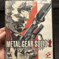 Metal Gear Solid 2: Sons Of Liberty (w/booklet) (ps2)