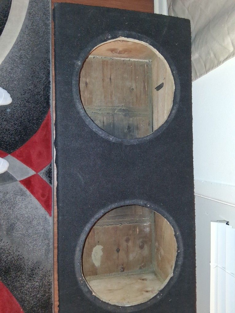 Dual 15 Inch Subwoofer Box 3×45 ×1×7 BIRCHWOOD BOX