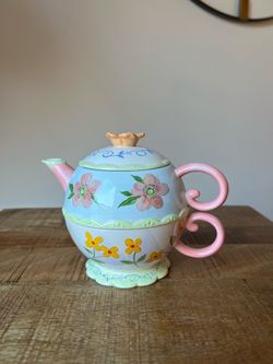 Floral Ceramic Tea for One Set