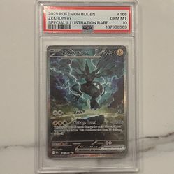 Pokemon Black Bolt Zekrom ex SIR 166/086 PSA 10
