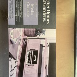 Better Homes & Gardens Jace Industrial Media TV Stand for TVs up to 55", Natural Oak