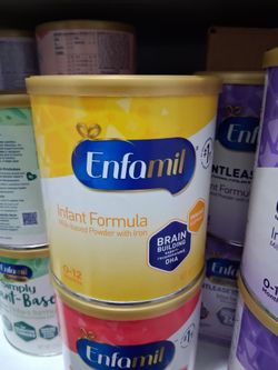 Yellow infant formula
