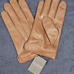 Jos A. Bank Fine Leather Driving Gloves Large