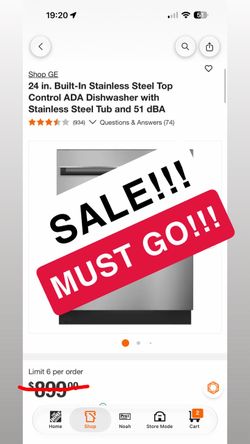 GE 24 in. Built-In Stainless Steel Dishwasher