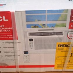 TCL H6W23W 6,000 6000 BTU Window Air Conditioner, Fan & Dehumidifier, 250 Sq. Ft