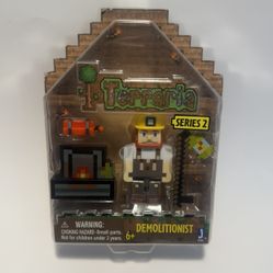 Terraria Demolitionist – Series 2 – Brand New Sealed Figure (Rare Collectible) 