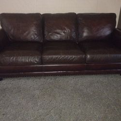 Leather Couch 