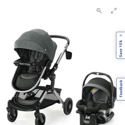 Almost New stroller And Car Seat