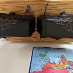 Leather Motorcycle Saddlebags
