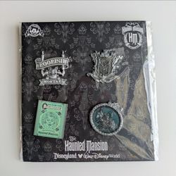 Disney Parks Haunted Mansion 4-Pin Booster Set