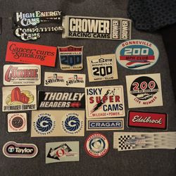 Vintage Automotive Stickers 