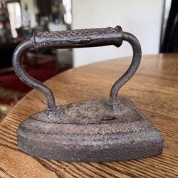 Antique Cast Iron Sad Iron Flat Iron Vintage Primitive Farmhouse Decor